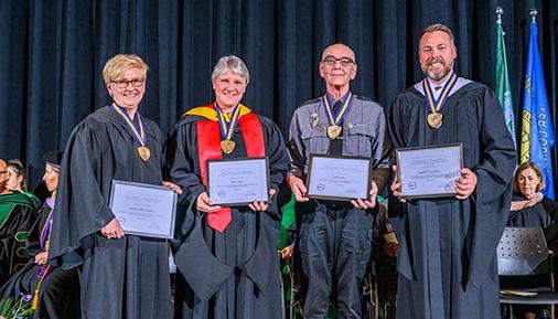 教师 and Staff Recipients of the 2023 Chancellor's Award for Excellence